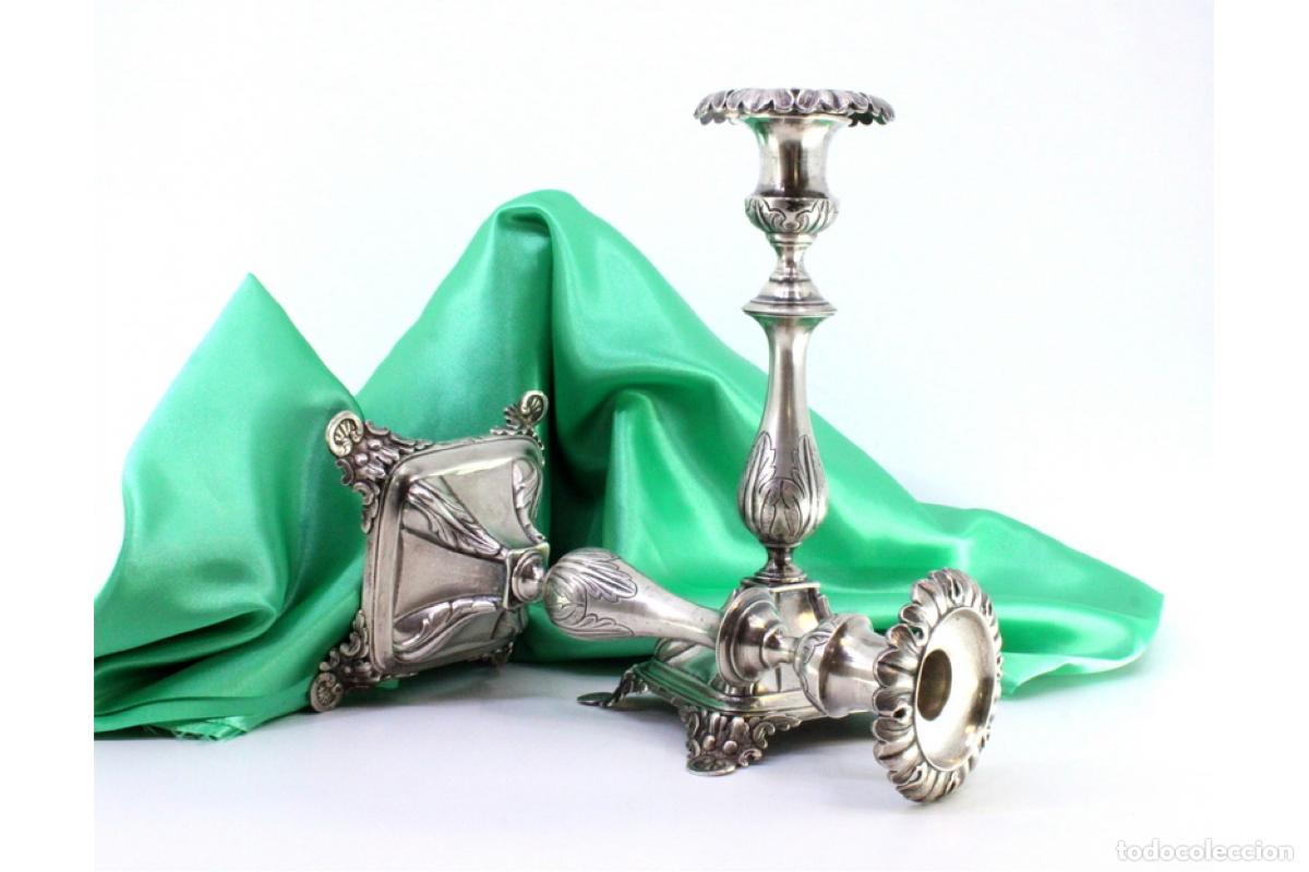 Antig&uuml;edades: Candelabros de plata - Foto 5