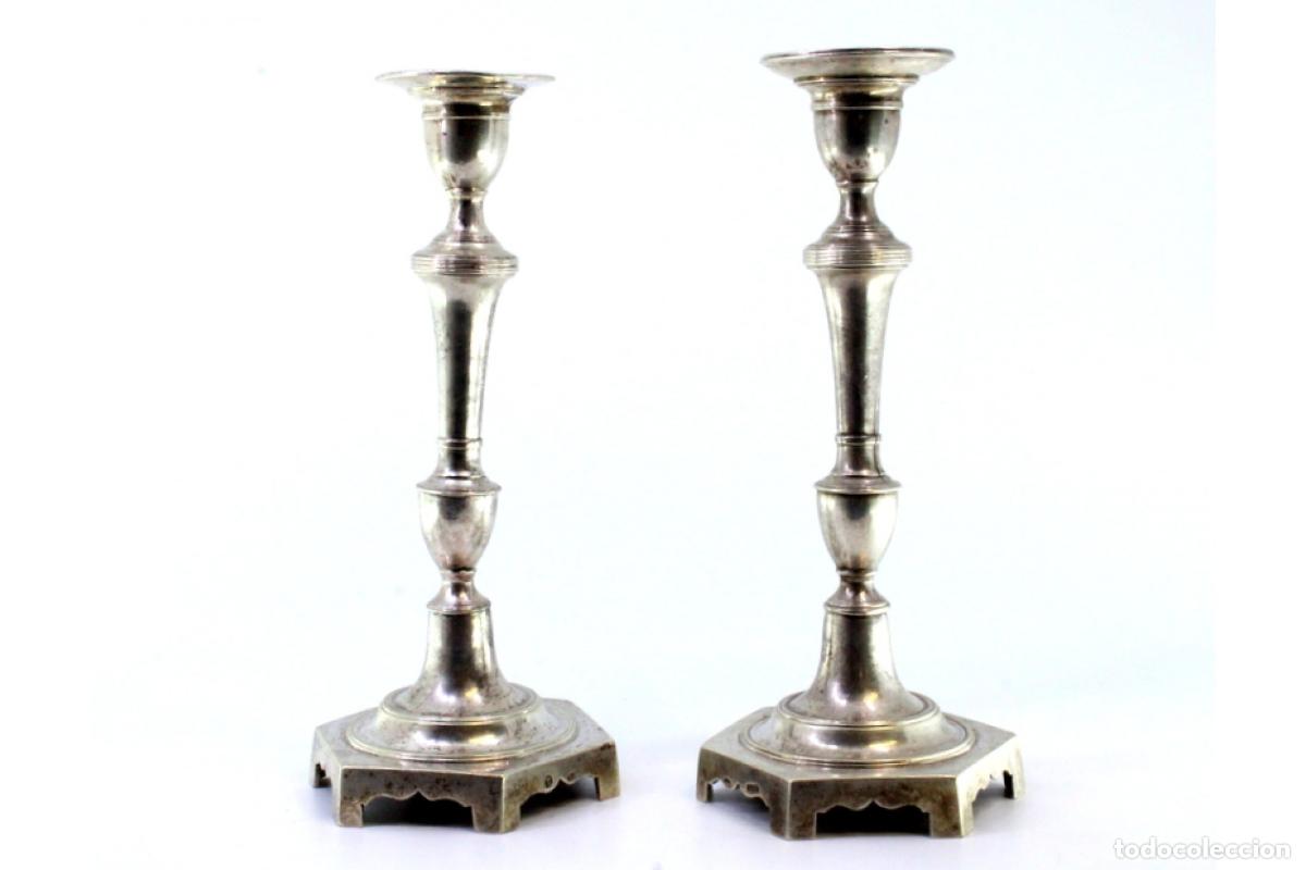 Antig&uuml;edades: Candelabros de plata - Foto 2