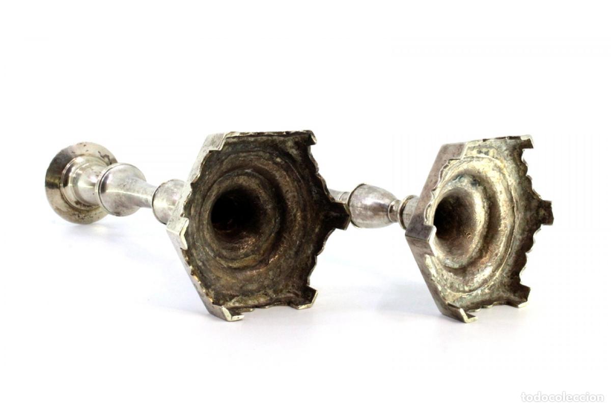 Antig&uuml;edades: Candelabros de plata - Foto 3