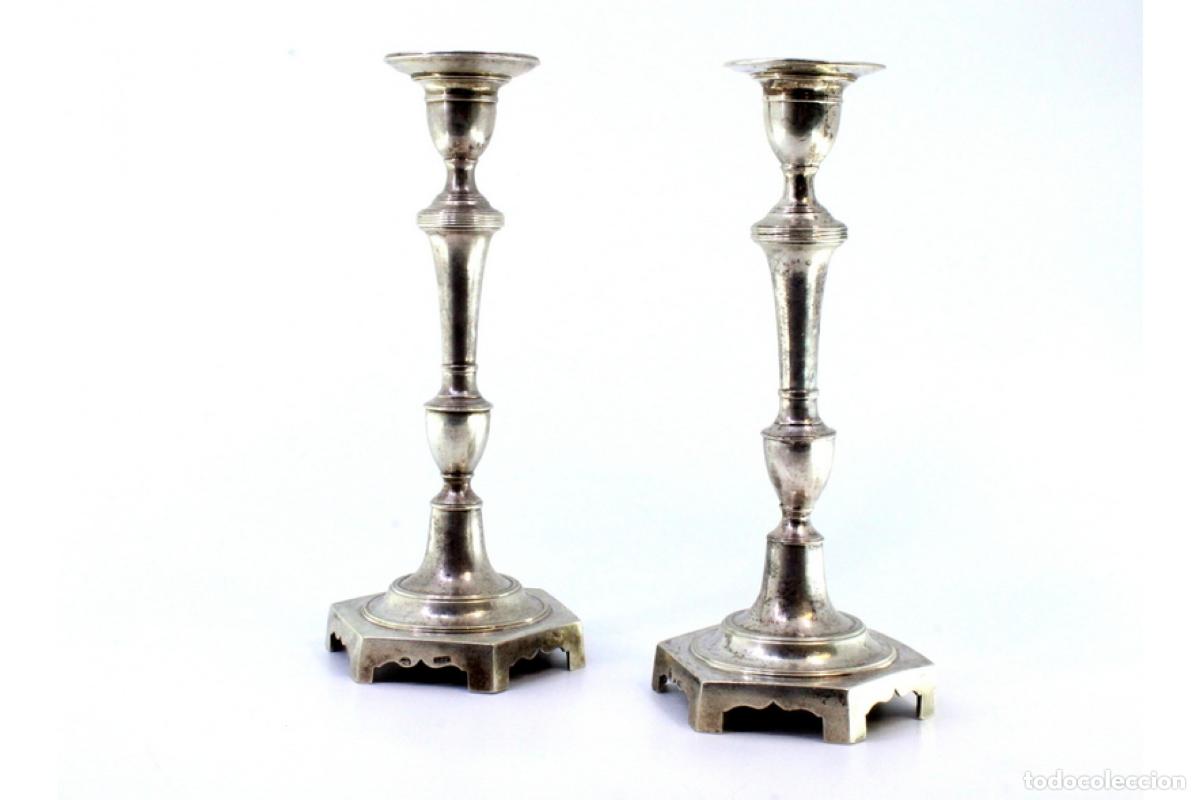 Antig&uuml;edades: Candelabros de plata - Foto 5