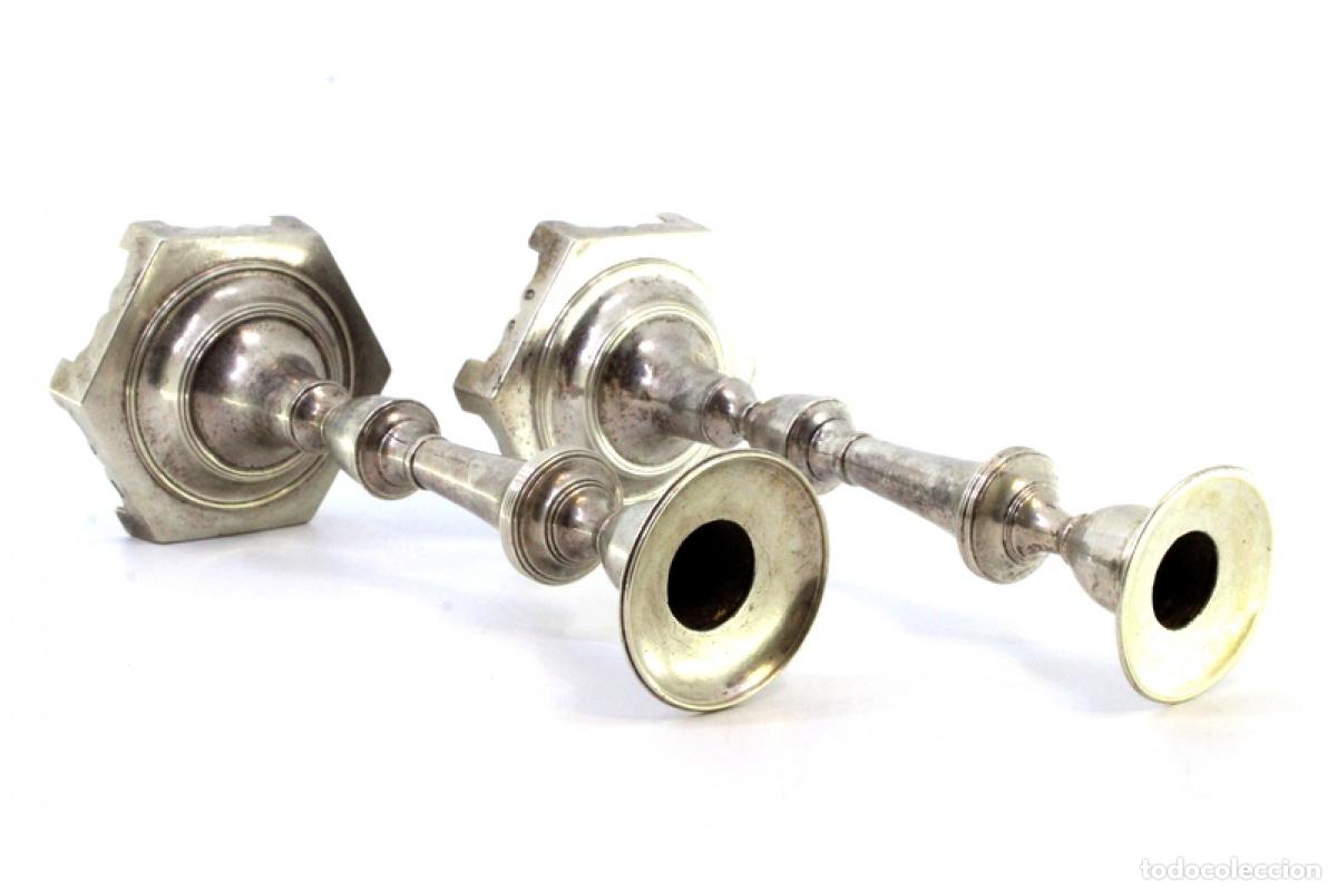 Antig&uuml;edades: Candelabros de plata - Foto 6