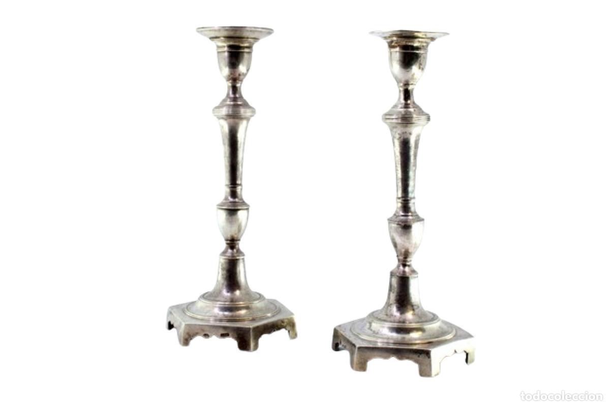 Antig&uuml;edades: Candelabros de plata - Foto 1