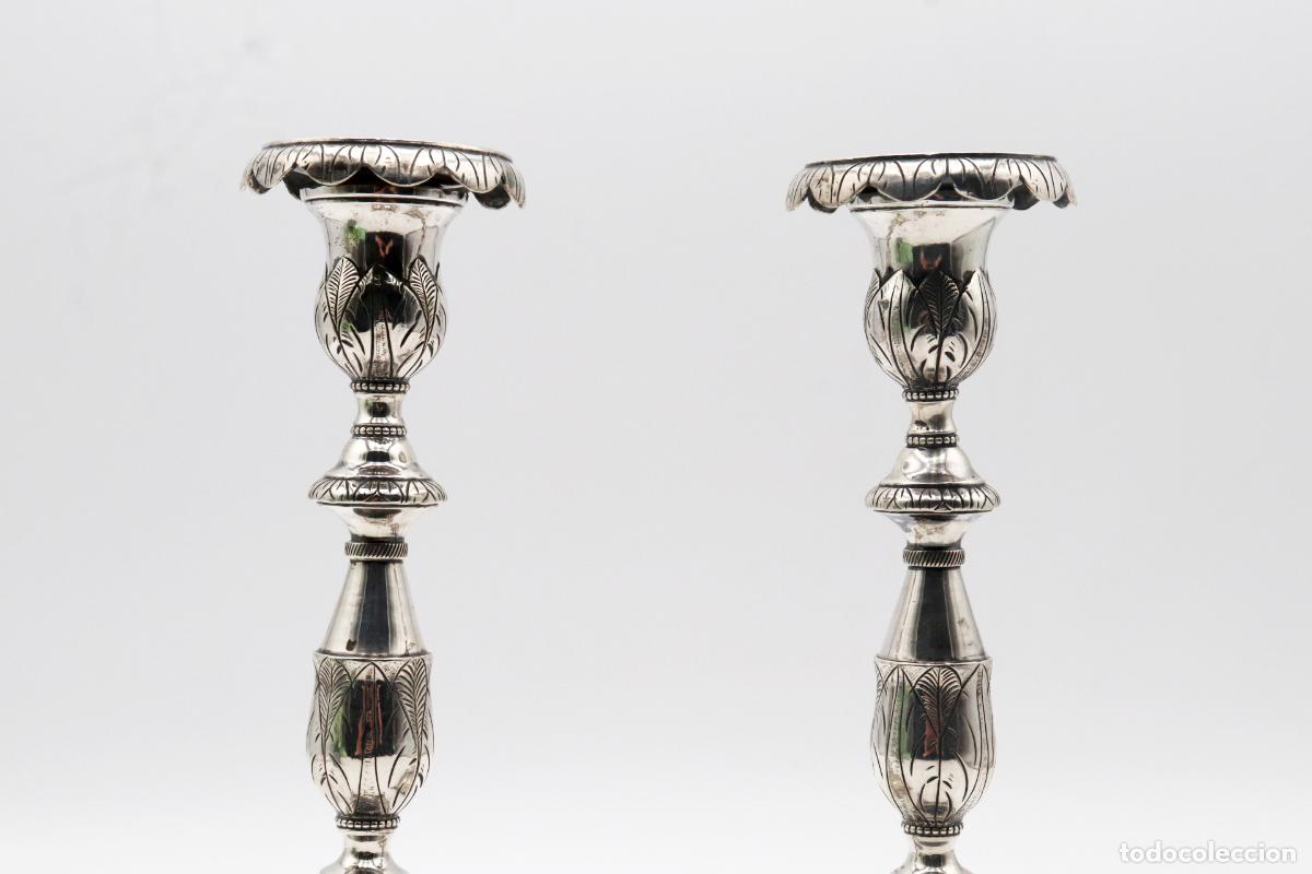 Antig&uuml;edades: Candelabros de plata - Foto 2