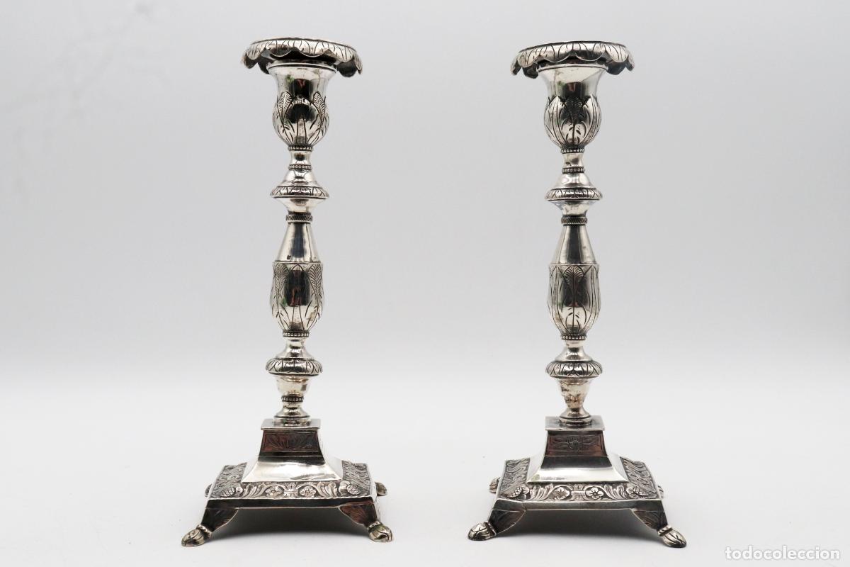 Antig&uuml;edades: Candelabros de plata - Foto 5