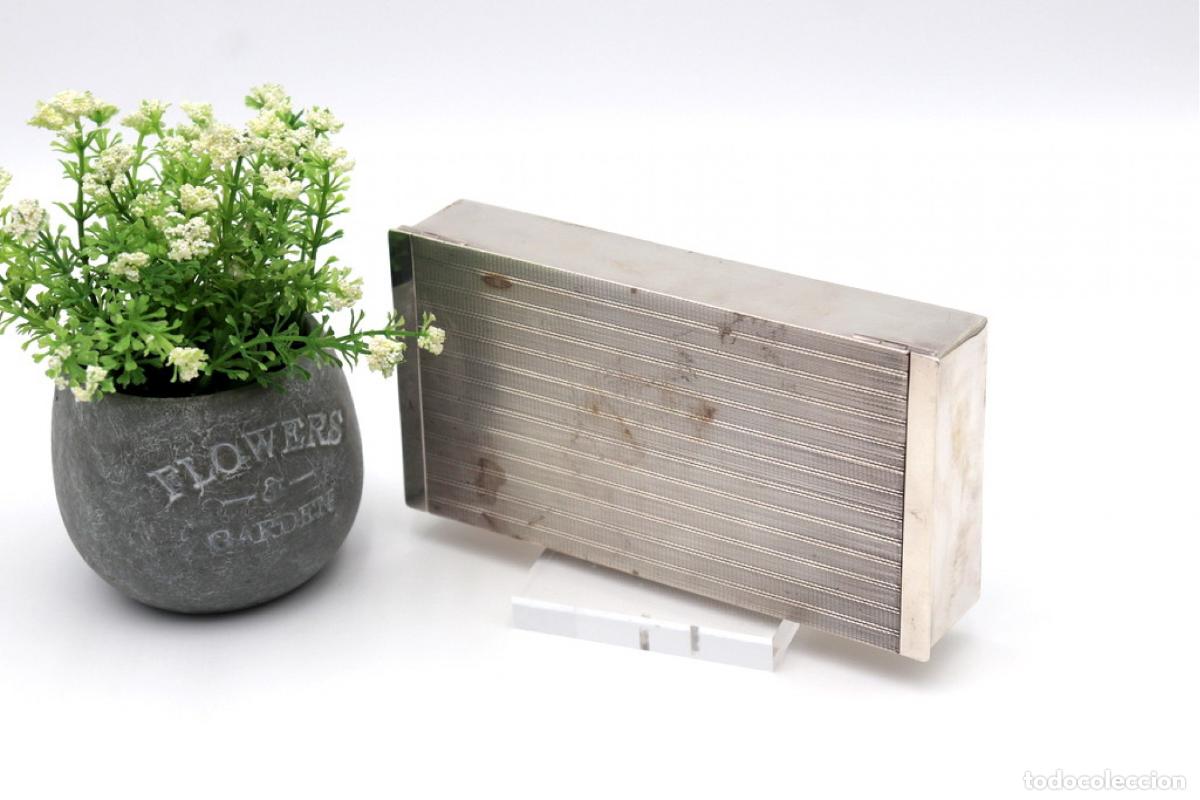 Antig&uuml;edades: Caja de tabaco, plata - Foto 3