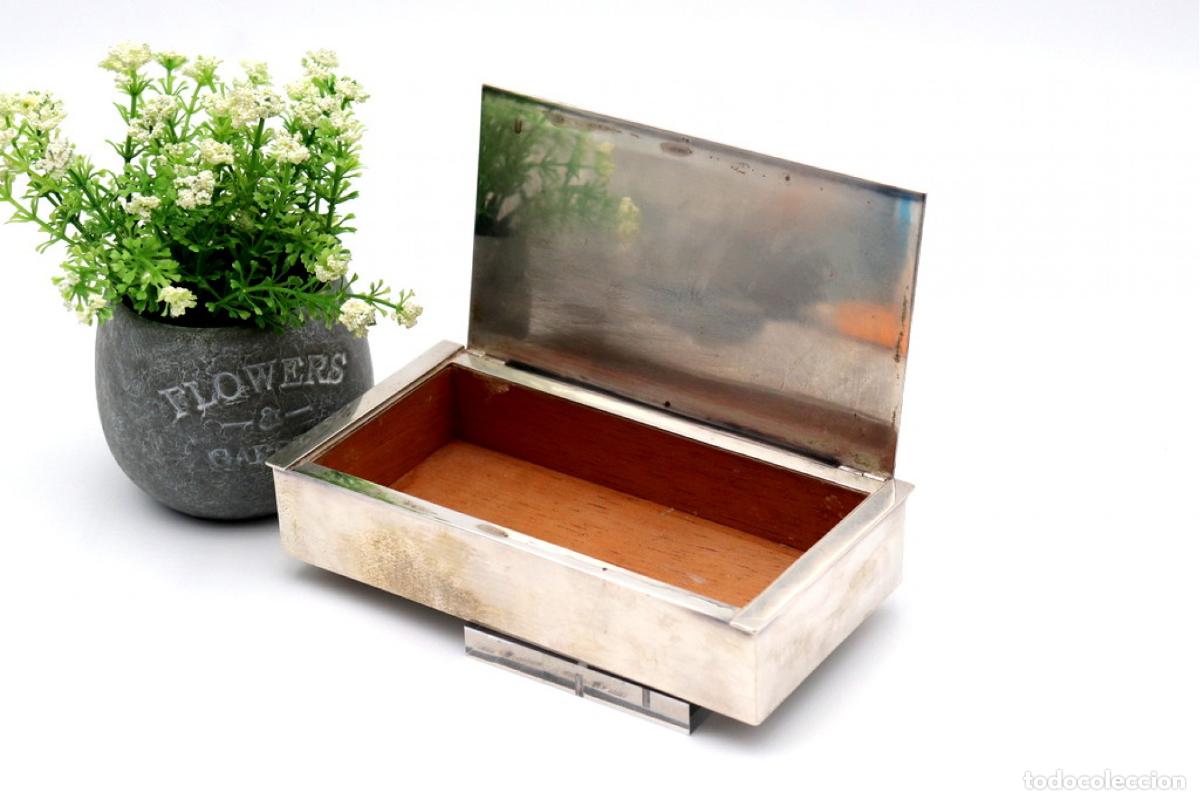 Antig&uuml;edades: Caja de tabaco, plata - Foto 1