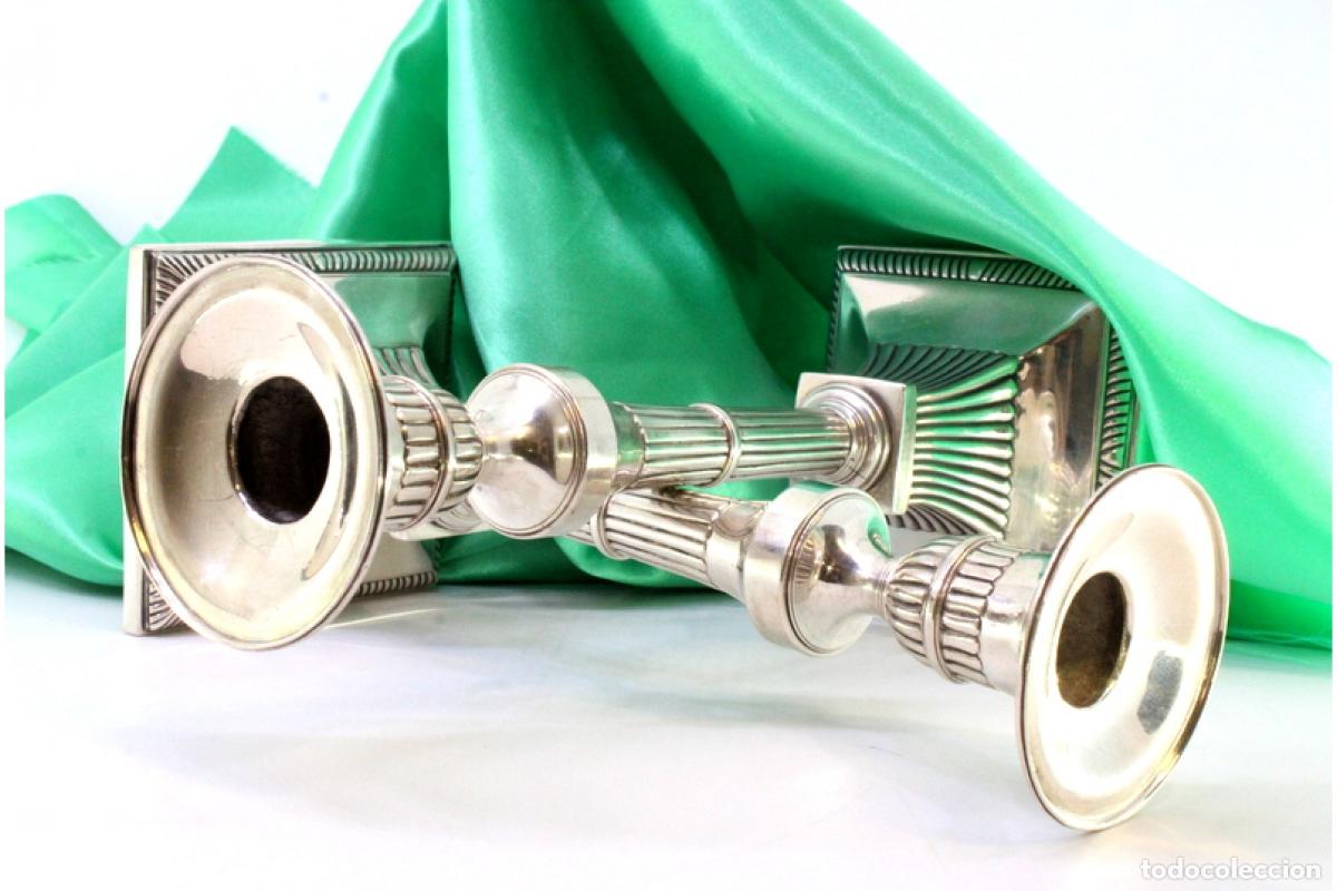 Antig&uuml;edades: Candelabros de plata - Foto 4