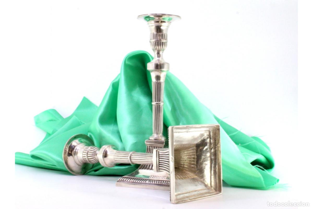 Antig&uuml;edades: Candelabros de plata - Foto 5