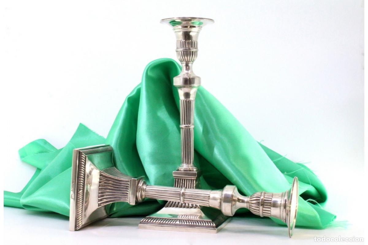 Antig&uuml;edades: Candelabros de plata - Foto 6