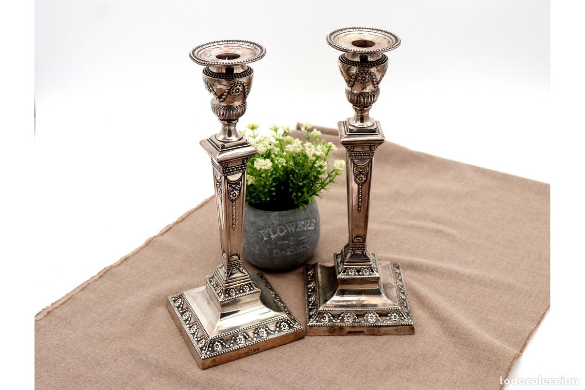 Antig&uuml;edades: Candelabros de plata - Foto 8