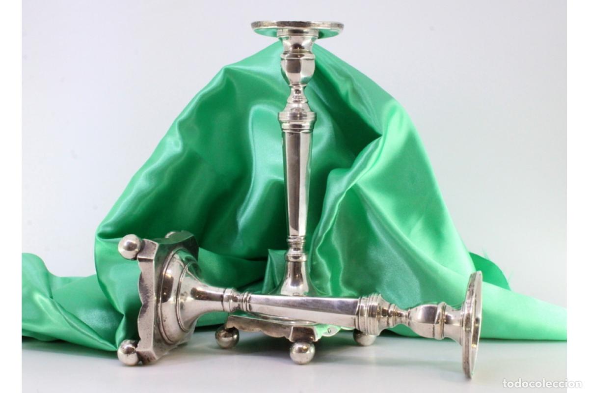 Antig&uuml;edades: Candelabros de plata - Foto 3