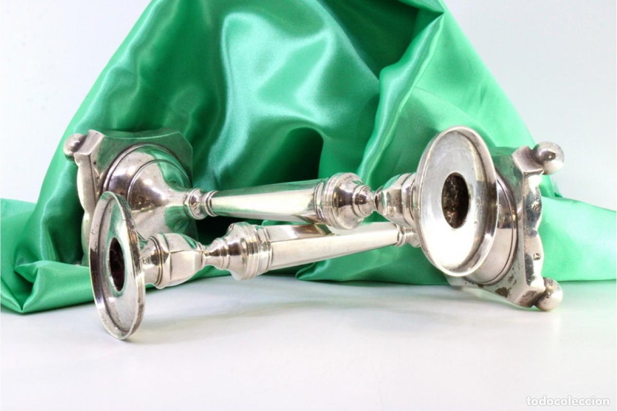 Antig&uuml;edades: Candelabros de plata - Foto 4