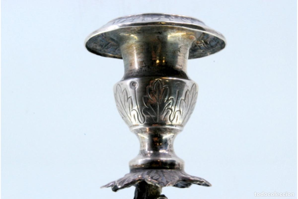 Antig&uuml;edades: candelabro de plata - Foto 9