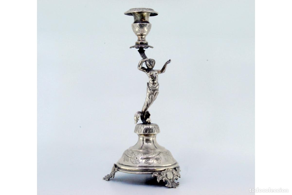 Antig&uuml;edades: candelabro de plata - Foto 10
