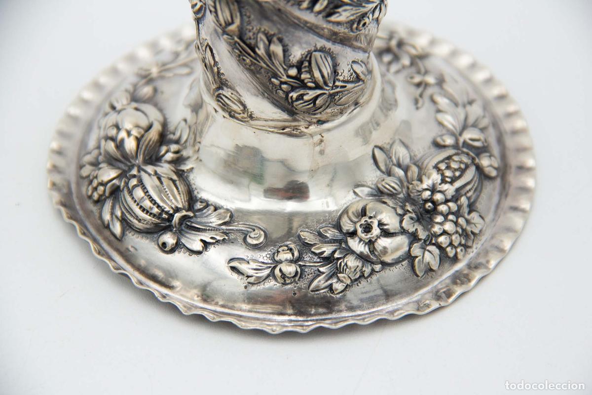 Antig&uuml;edades: candelabro de plata - Foto 3