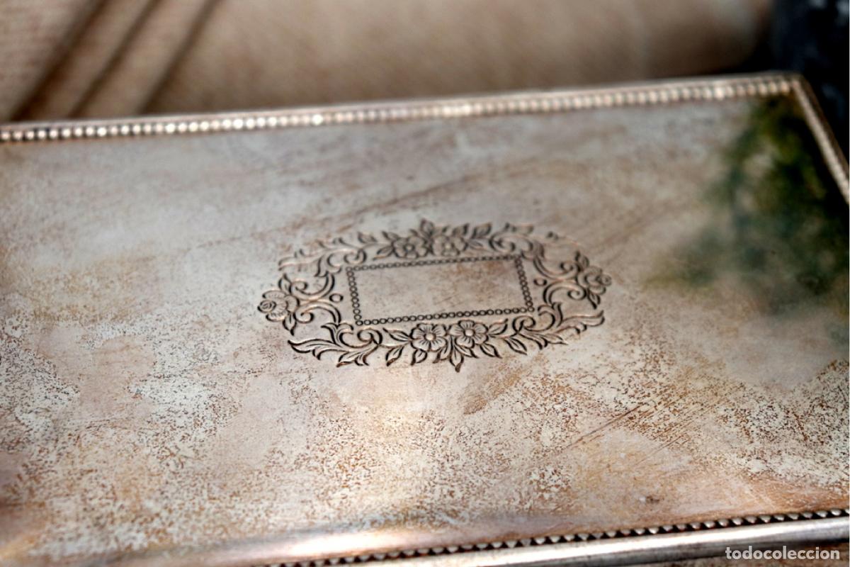 Antig&uuml;edades: Caja en cristal facetado y plata. - Foto 2