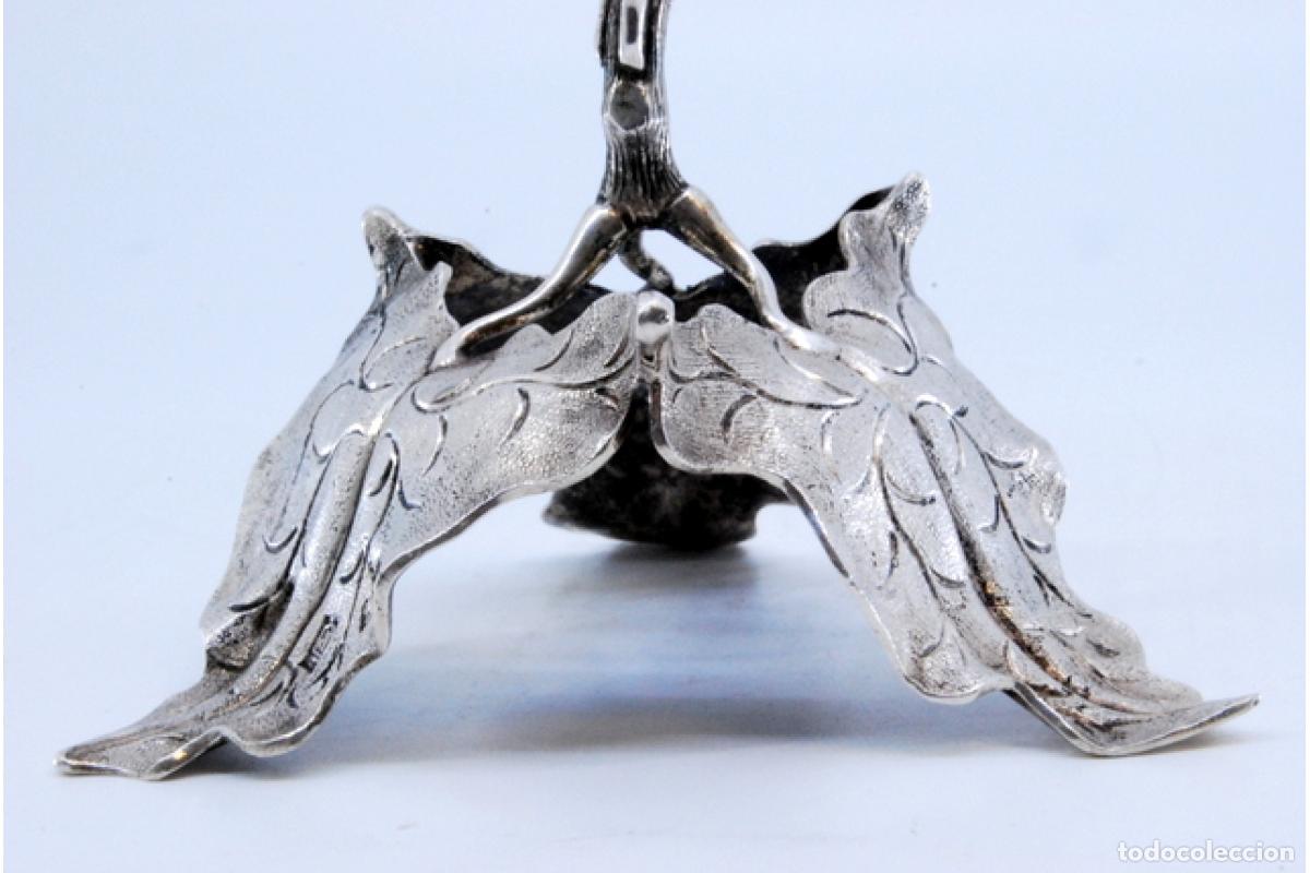 Antig&uuml;edades: candelabro de plata - Foto 3