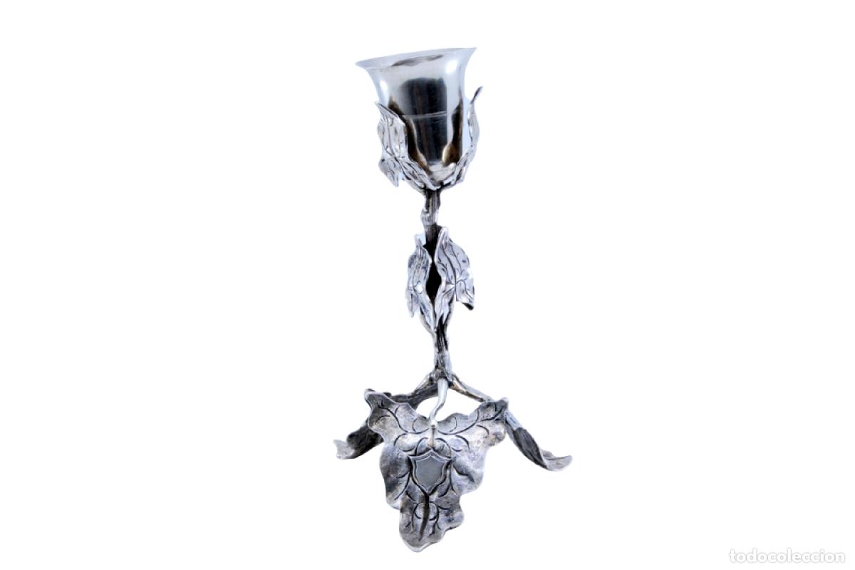 Antig&uuml;edades: candelabro de plata - Foto 1
