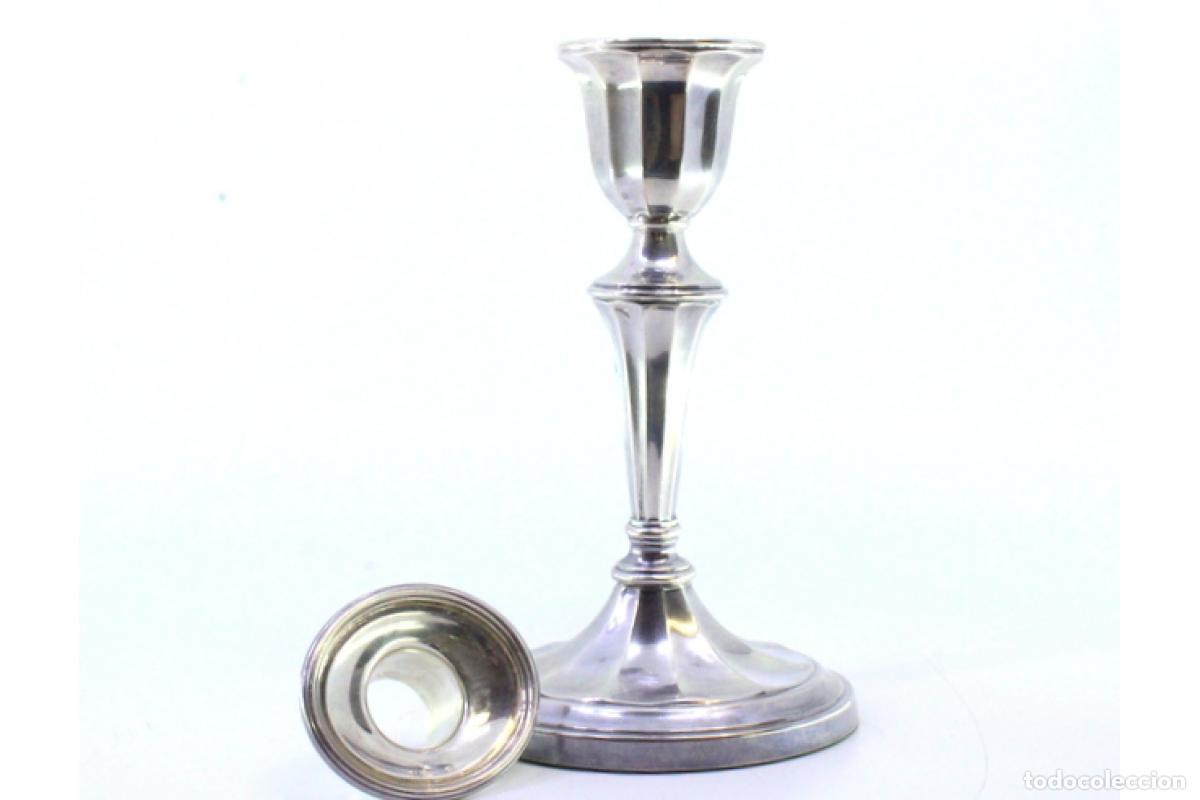 Antig&uuml;edades: candelabro de plata - Foto 4