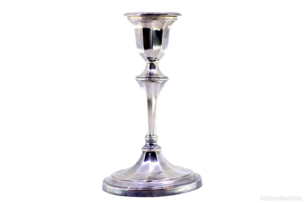 Antig&uuml;edades: candelabro de plata - Foto 1