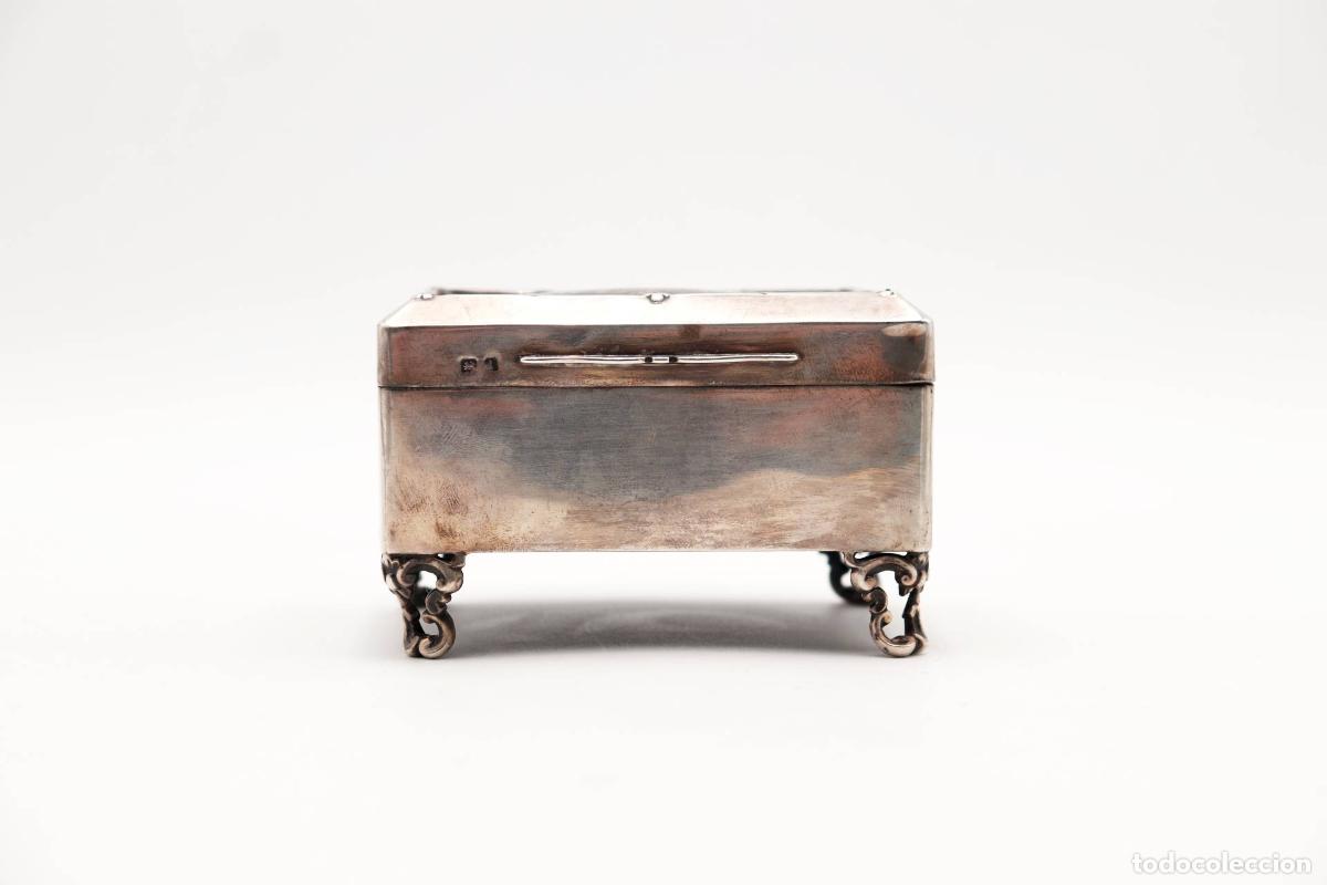 Antig&uuml;edades: Caja de joyer&iacute;a de plata - Foto 6