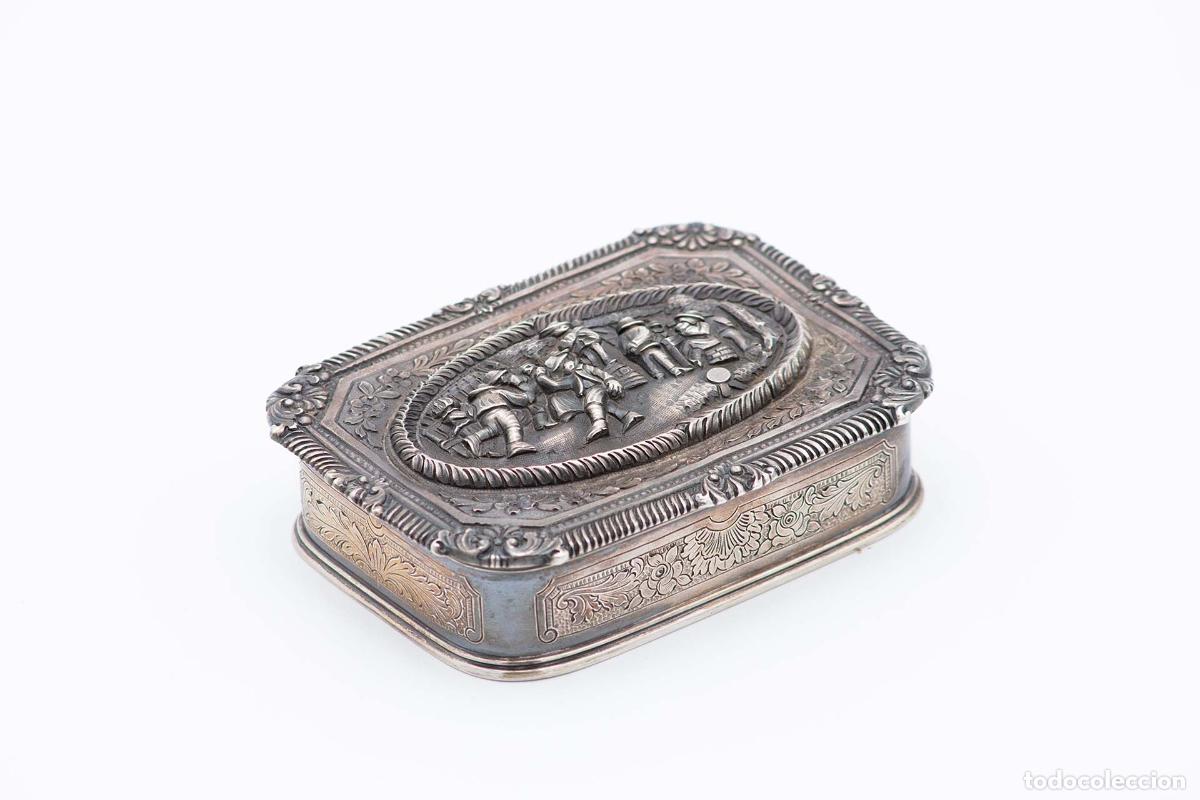 Antig&uuml;edades: Caja de joyer&iacute;a de plata - Foto 1