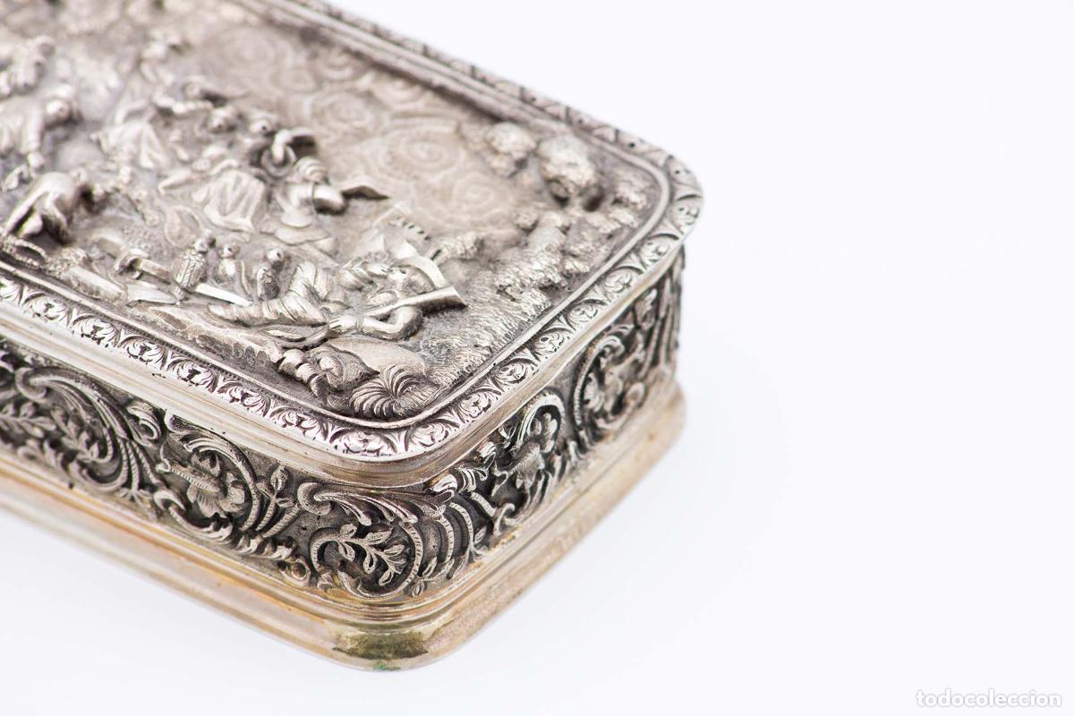 Antig&uuml;edades: Caja de joyer&iacute;a de plata - Foto 2