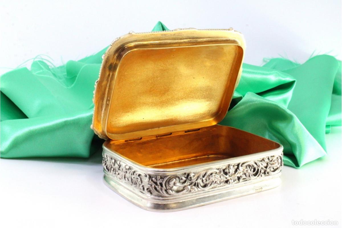 Antig&uuml;edades: Caja de joyer&iacute;a de plata - Foto 3