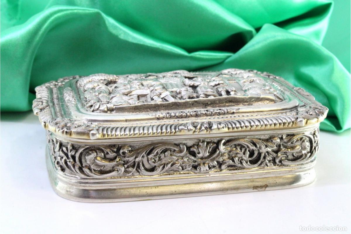 Antig&uuml;edades: Caja de joyer&iacute;a de plata - Foto 8