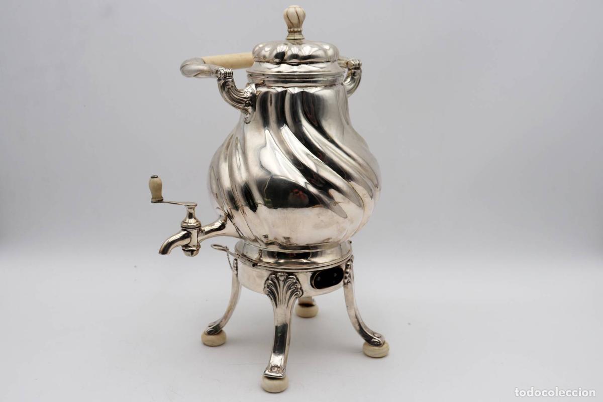 Antig&uuml;edades: tetera de plata - Foto 1