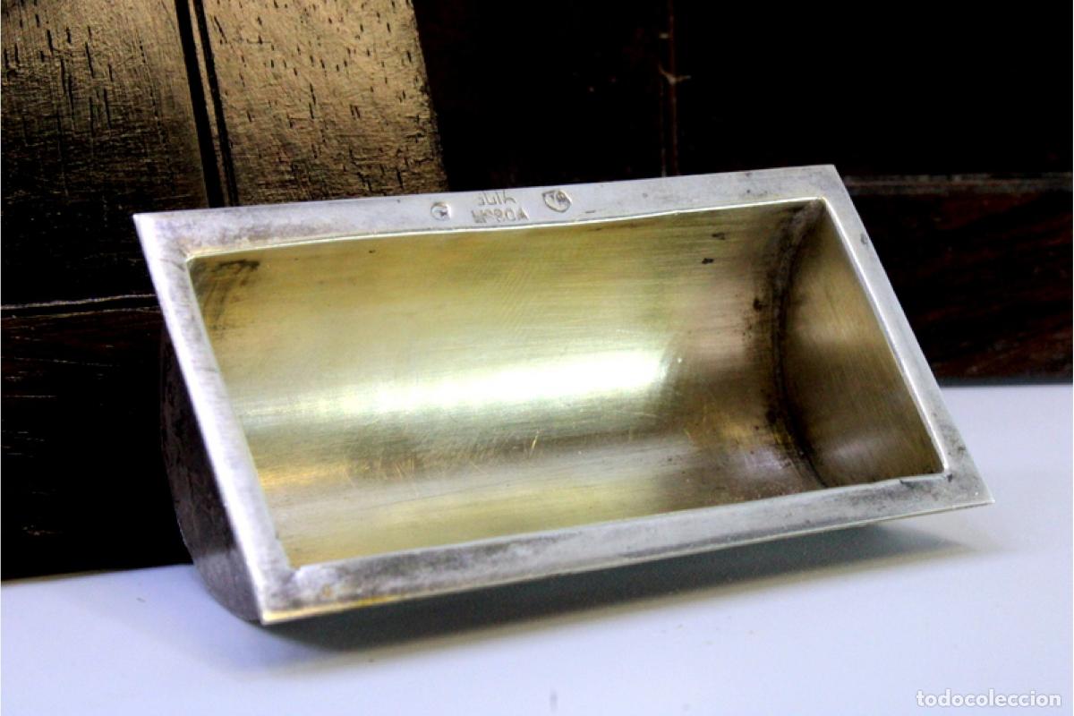 Antig&uuml;edades: Caja para fumar, fabricada en madera y plata. - Foto 8