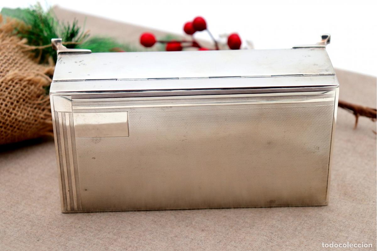 Antig&uuml;edades: Caja de tabaco, plata - Foto 2