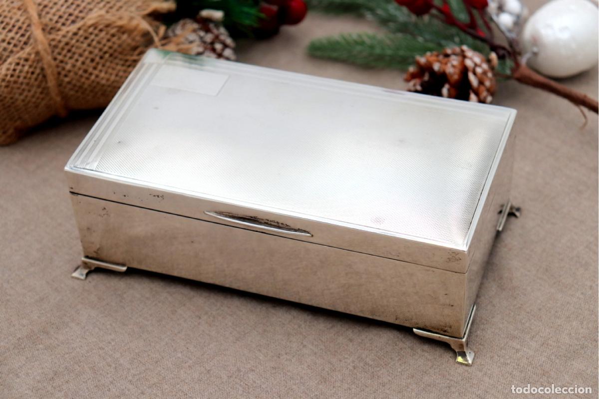Antig&uuml;edades: Caja de tabaco, plata - Foto 3
