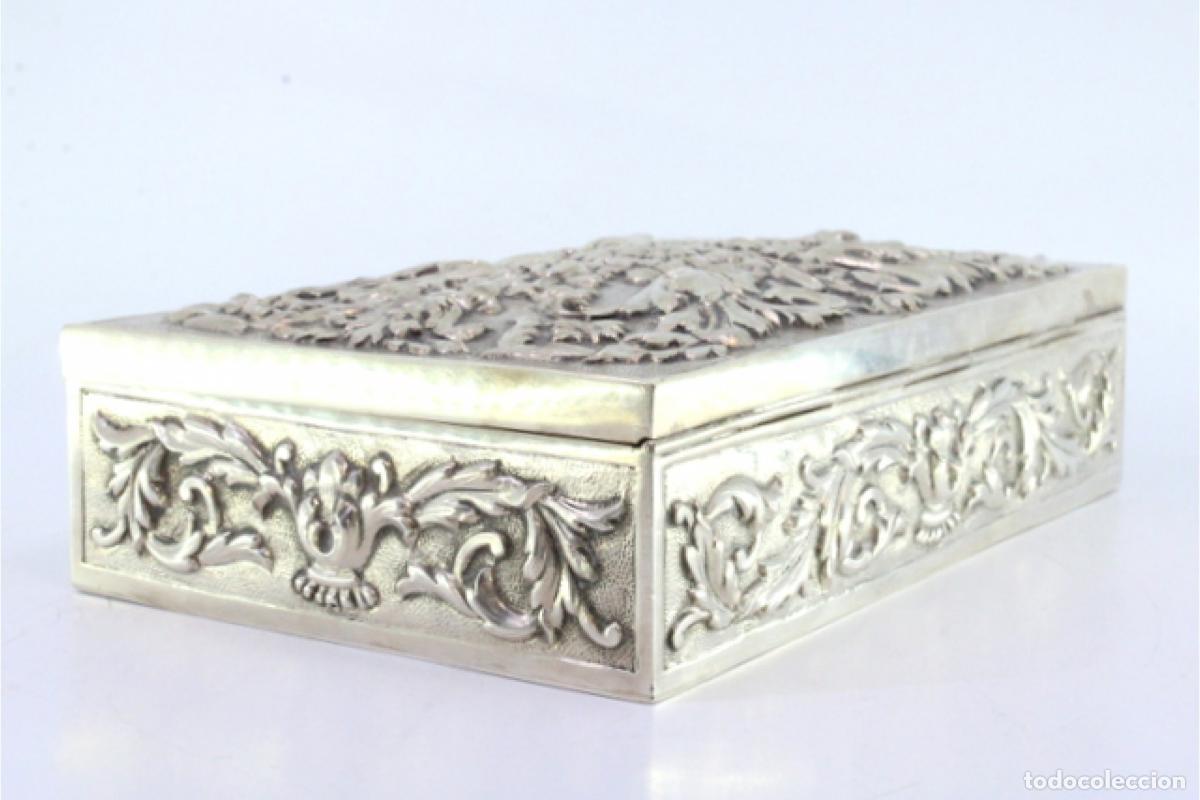 Antig&uuml;edades: Caja de tabaco, plata - Foto 5