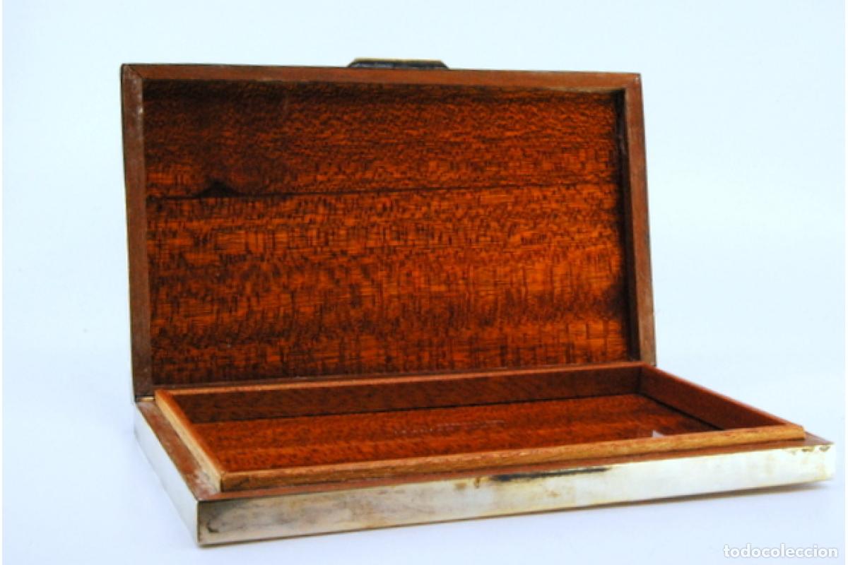 Antig&uuml;edades: Caja de tabaco, plata - Foto 4