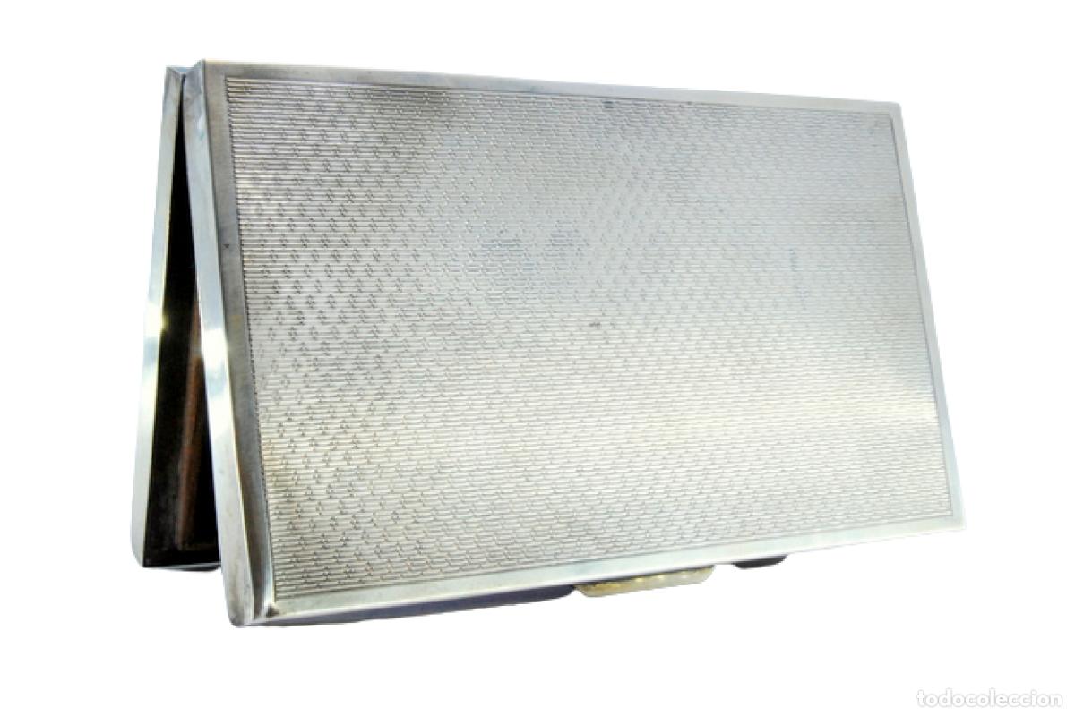 Antig&uuml;edades: Caja de tabaco, plata - Foto 1