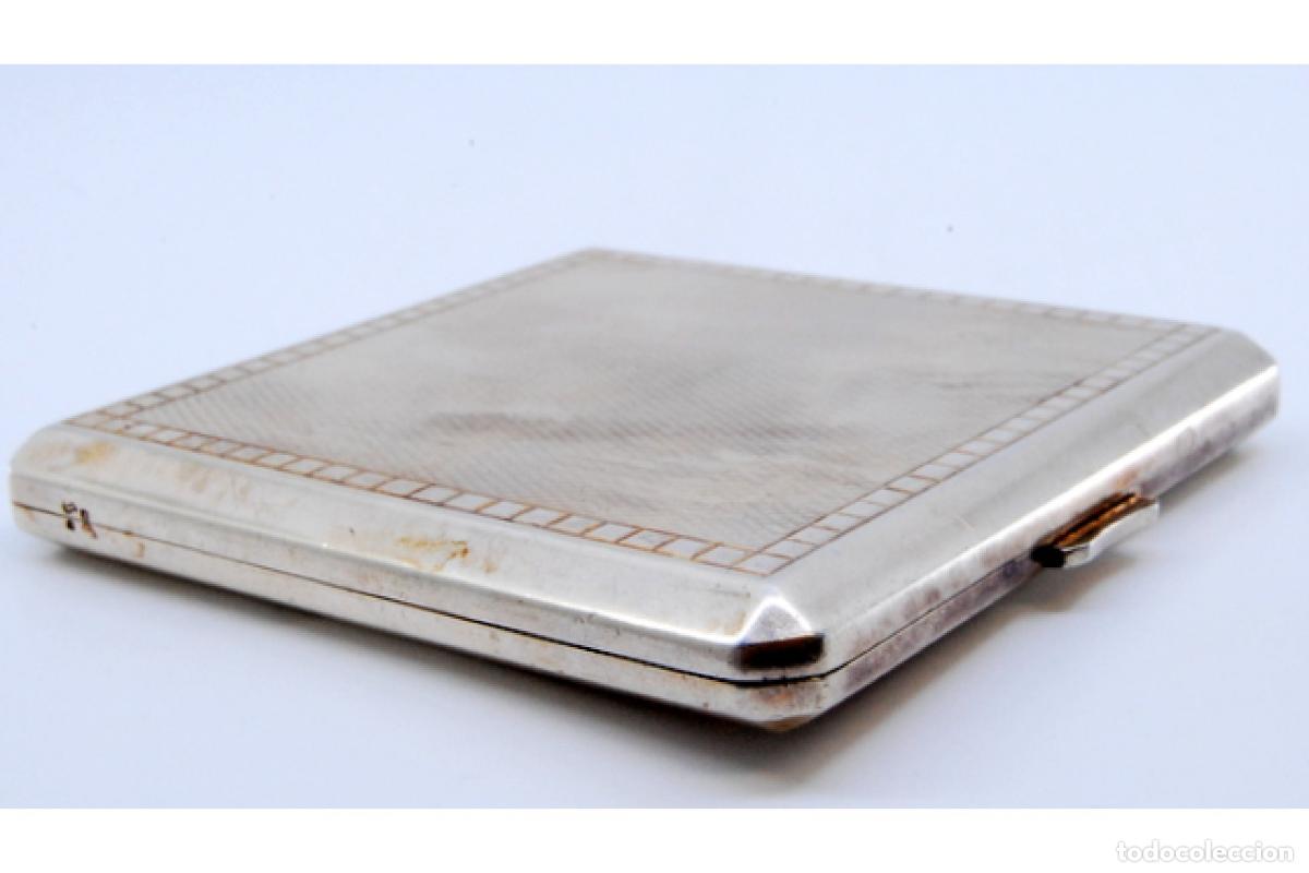 Antig&uuml;edades: Estuche de belleza, en plata dorada - Foto 5