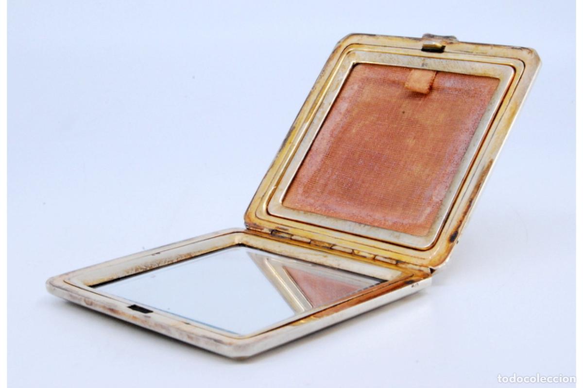 Antig&uuml;edades: Estuche de belleza, en plata dorada - Foto 6