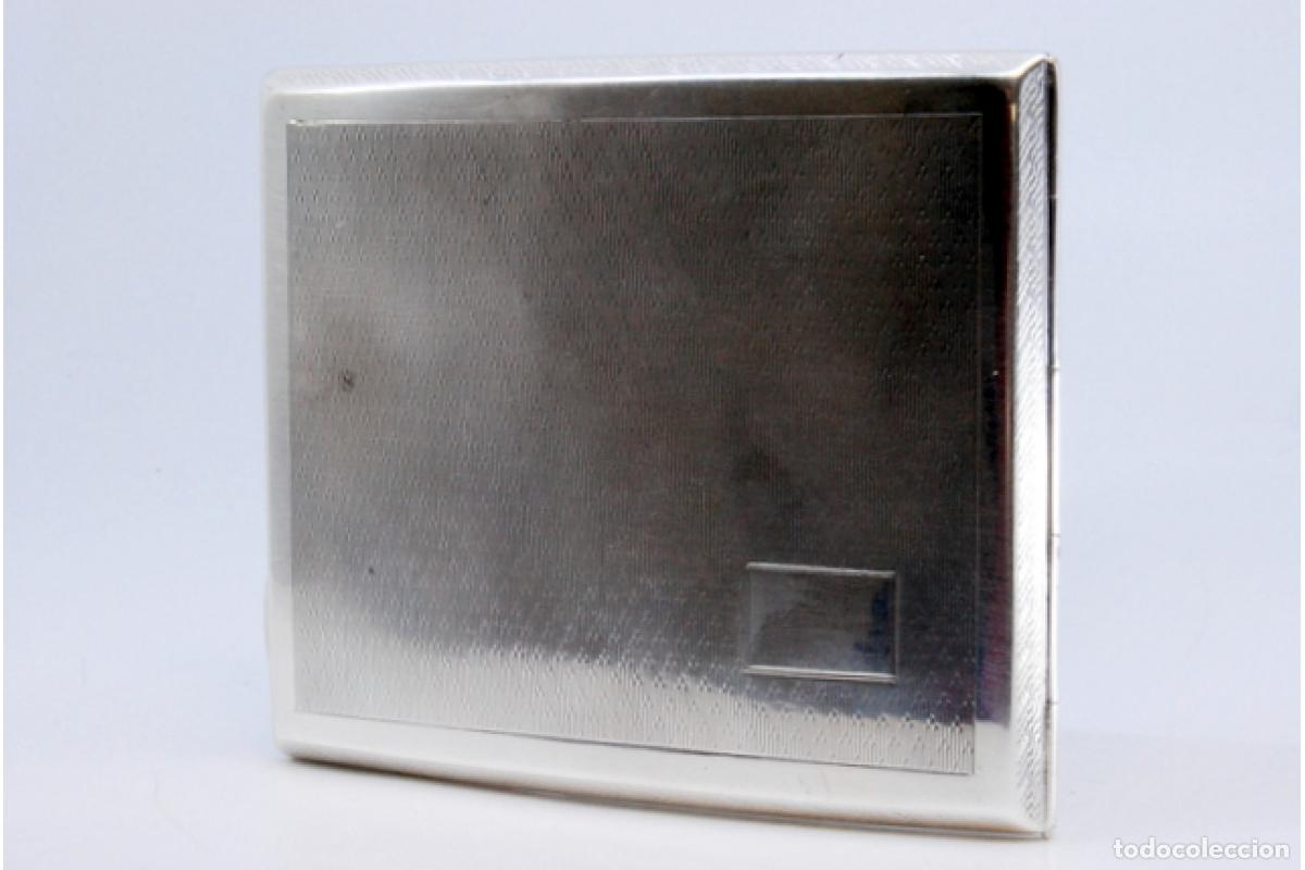 Antig&uuml;edades: Caja de cigarrillos, plateada - Foto 5