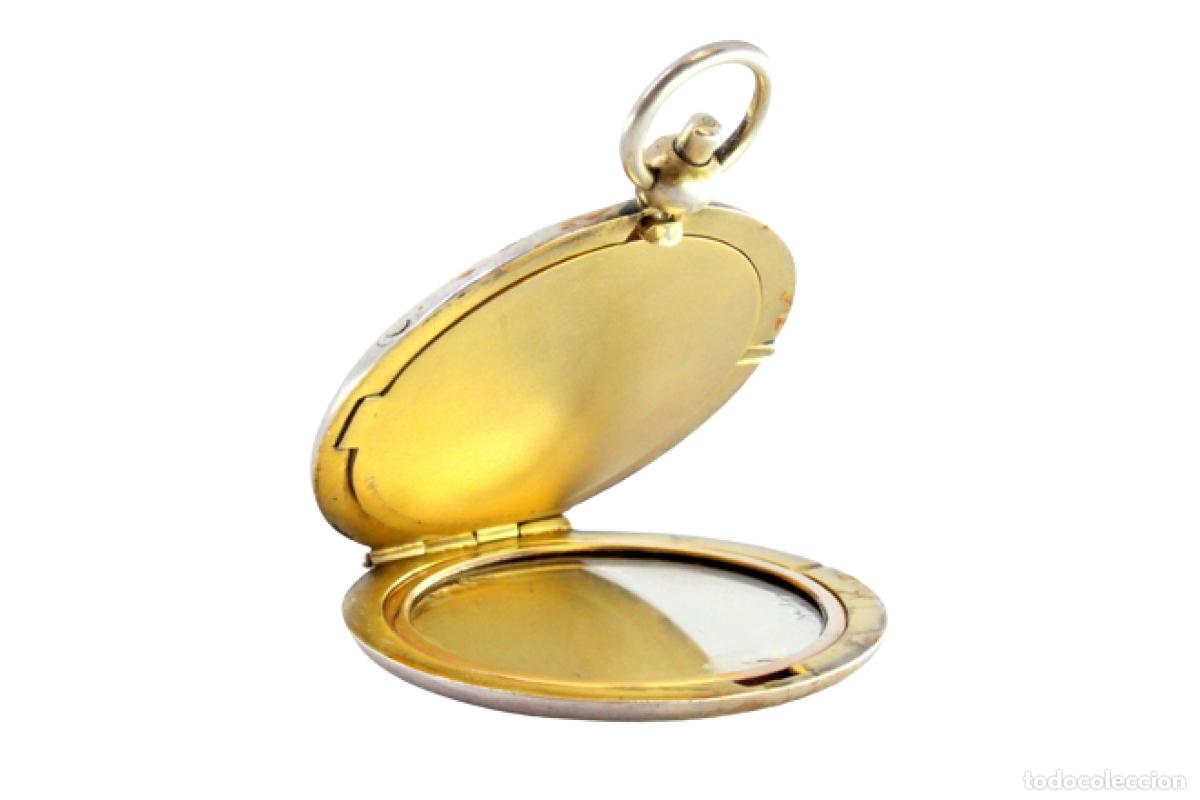 Antig&uuml;edades: Estuche de belleza plateado - Foto 1