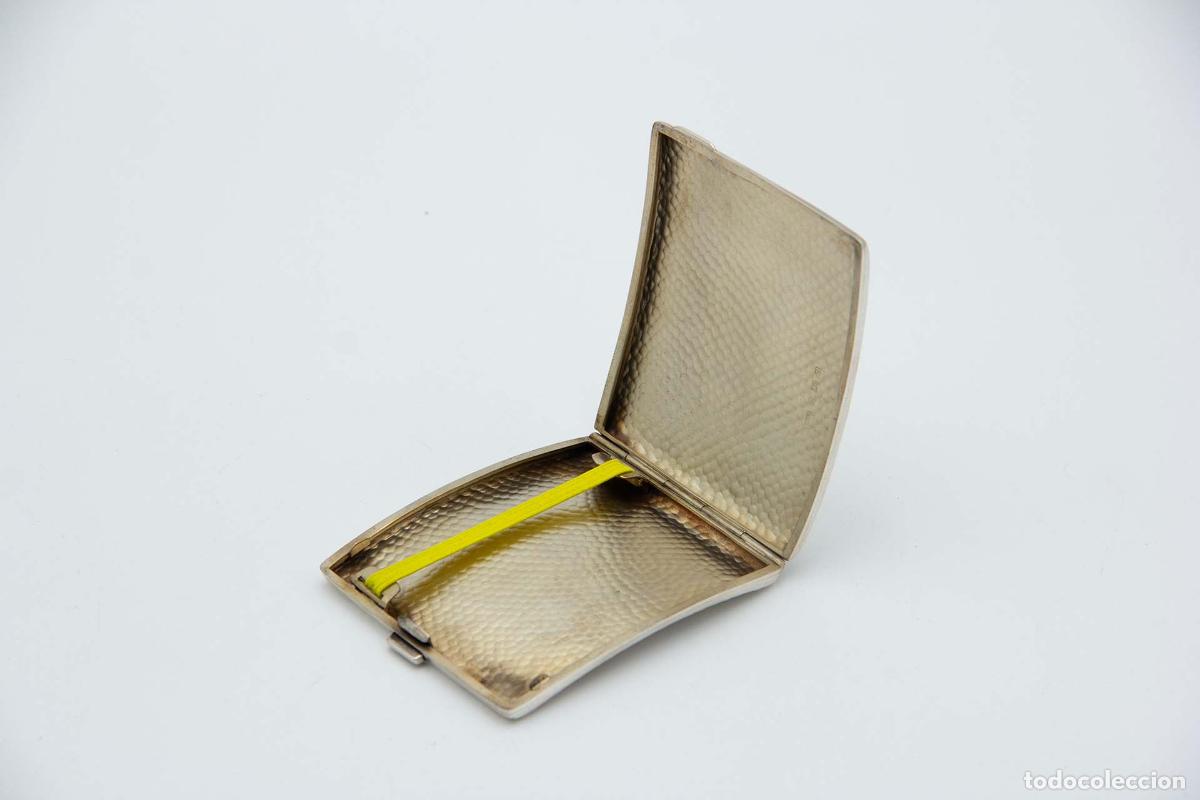 Antig&uuml;edades: Caja de cigarrillos, plateada - Foto 2