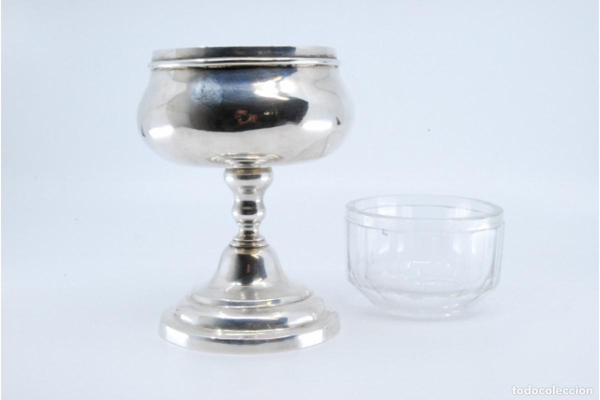 Antig&uuml;edades: plato de dulces de plata - Foto 4