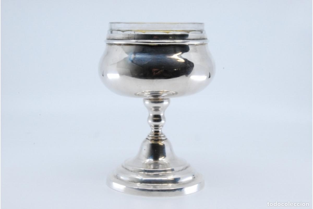 Antig&uuml;edades: plato de dulces de plata - Foto 7