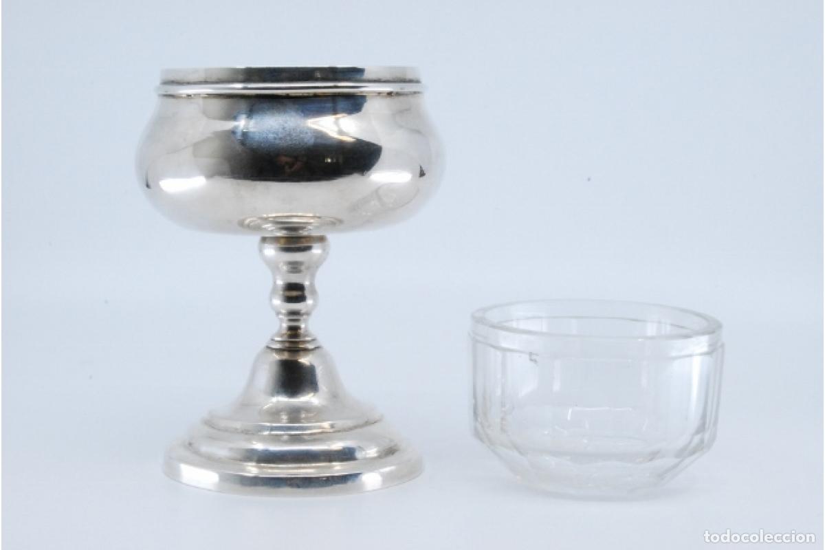 Antig&uuml;edades: plato de dulces de plata - Foto 10