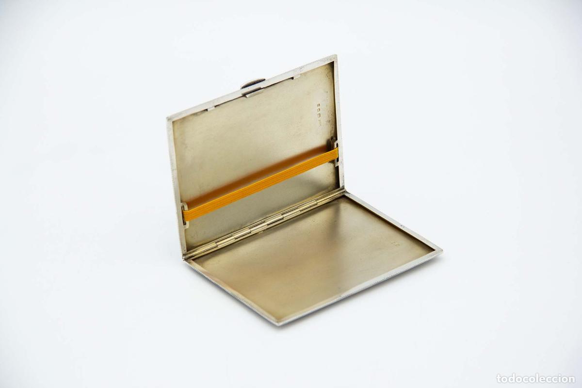 Antig&uuml;edades: Caja de cigarrillos, plateada - Foto 2