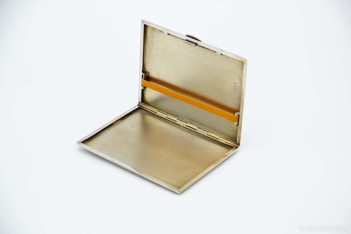 Antig&uuml;edades: Caja de cigarrillos, plateada - Foto 3