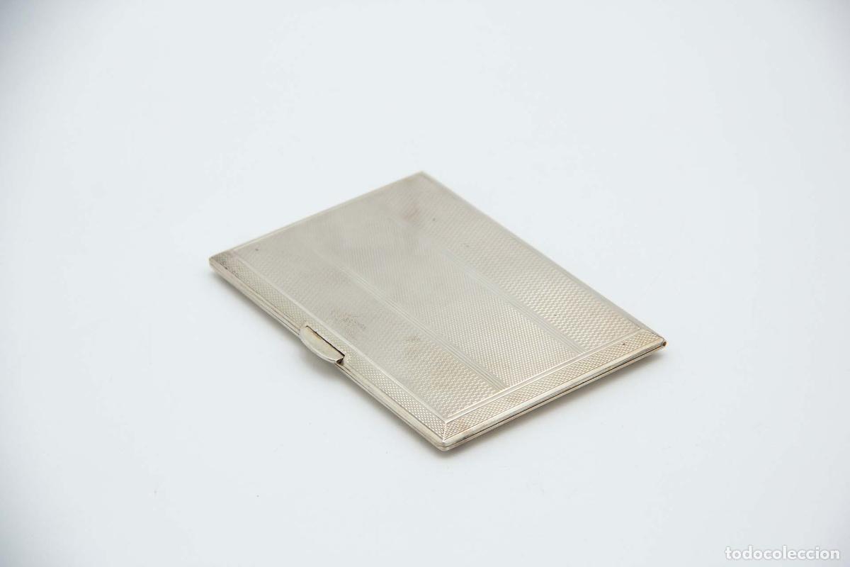 Antig&uuml;edades: Caja de cigarrillos, plateada - Foto 2