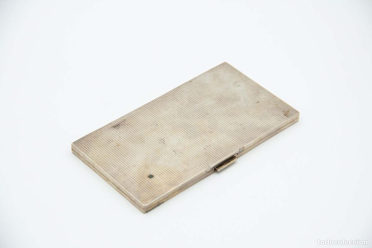 Antig&uuml;edades: Caja de cigarrillos, plateada - Foto 2