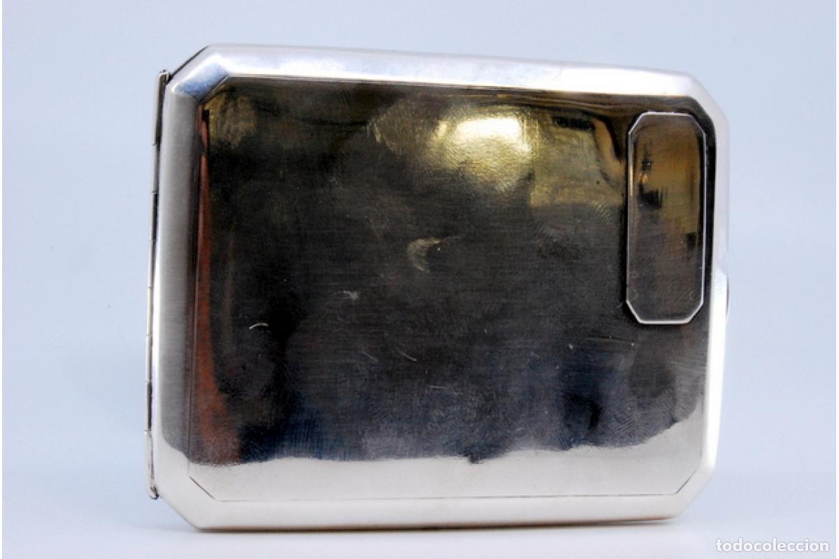 Antig&uuml;edades: Caja de cigarrillos, plateada - Foto 8