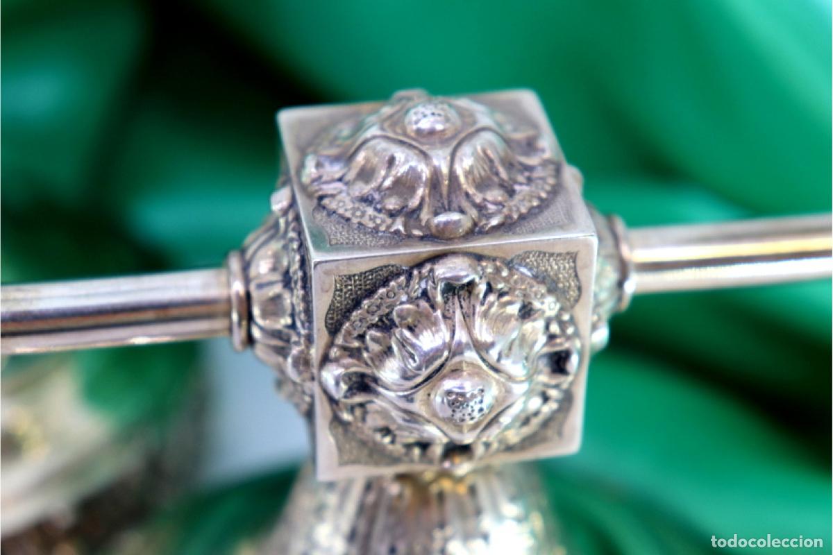 Antig&uuml;edades: Candelabros de plata - Foto 3
